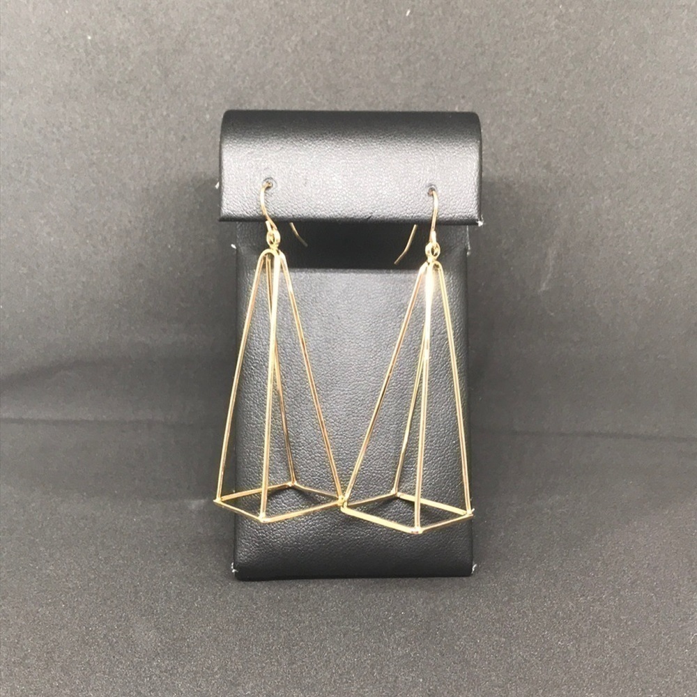 GOLD TRIANGLE EARRINGS ✨✨✨